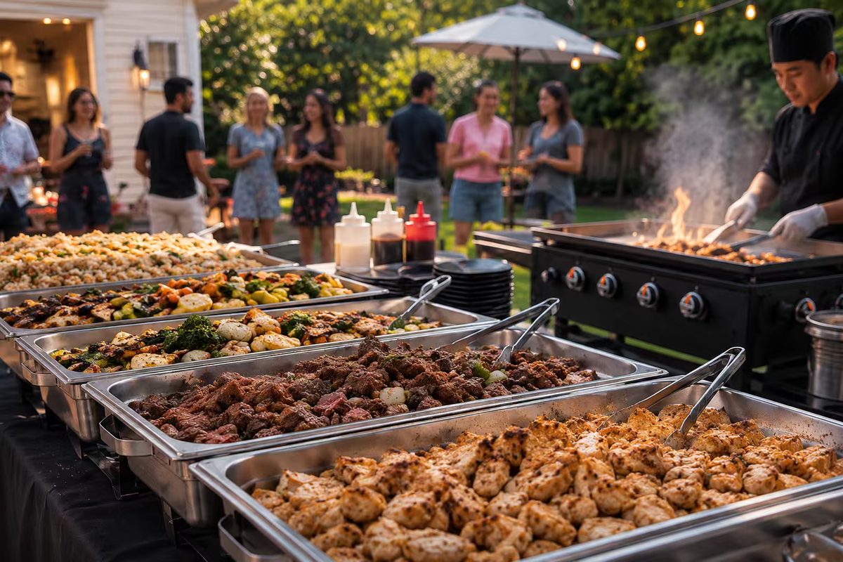 Large Gathering hibachi package